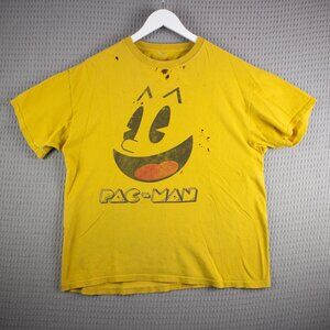 Distressed Pacman Modern Tee Mens Large